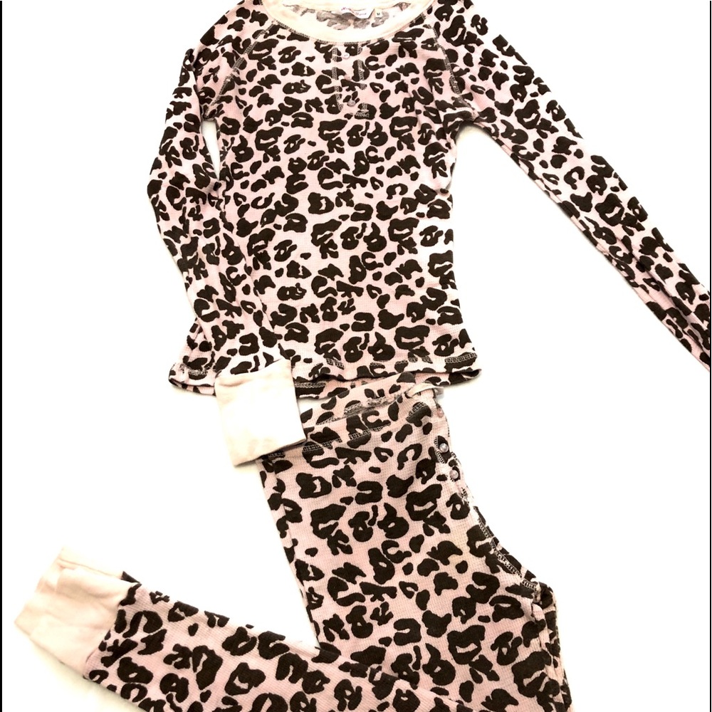 Women’s brown & pink cowgirl pajama set